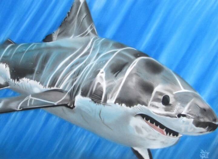 Drawing titled "Dangerous Water (Aw…" by Daisy Van Der Zijden, Original Artwork, Pastel