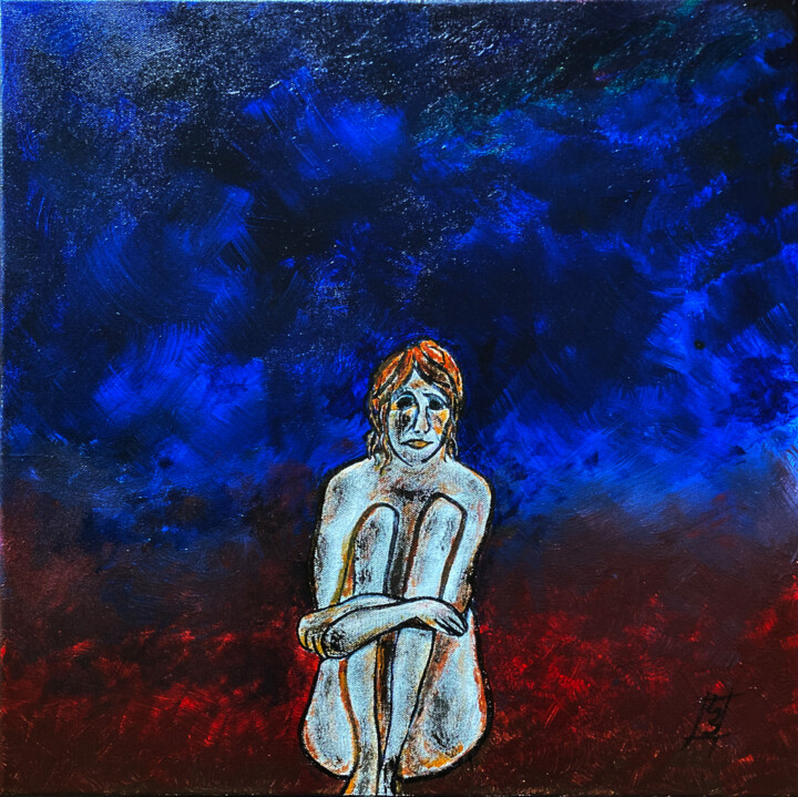 La guerre 绘画, 19.7x19.7 in