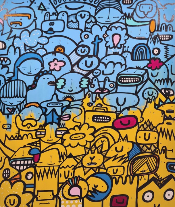 绘画,  47.2x39.4 in 