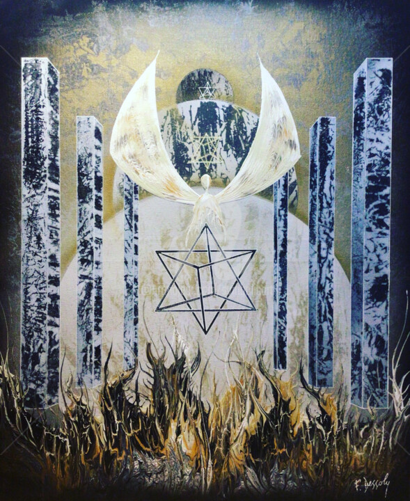 Merkaba 绘画, 24x19.7 in