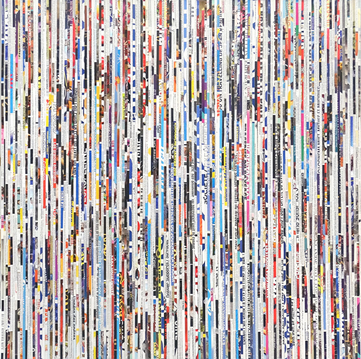 Painting titled "A few days before s…" by Tehos, Original Artwork, Collages