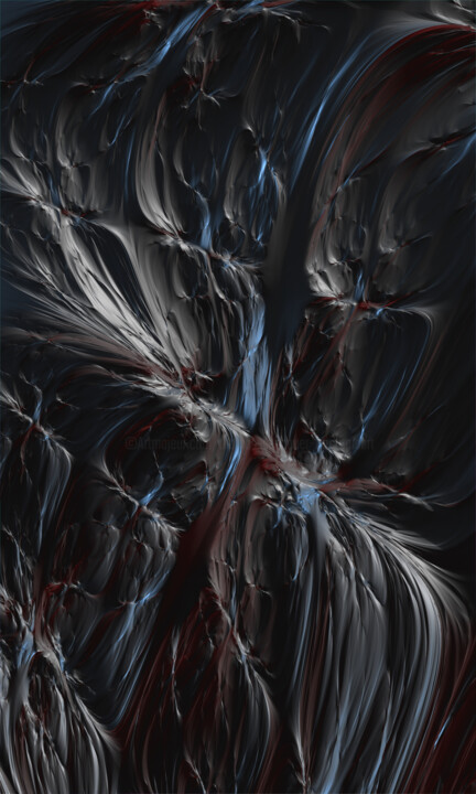 Digitale Kunst mit dem Titel "The Judgment" von Thomas Seebauer (FractopiaArt), Original-Kunstwerk, Digitale Malerei Auf Hol…