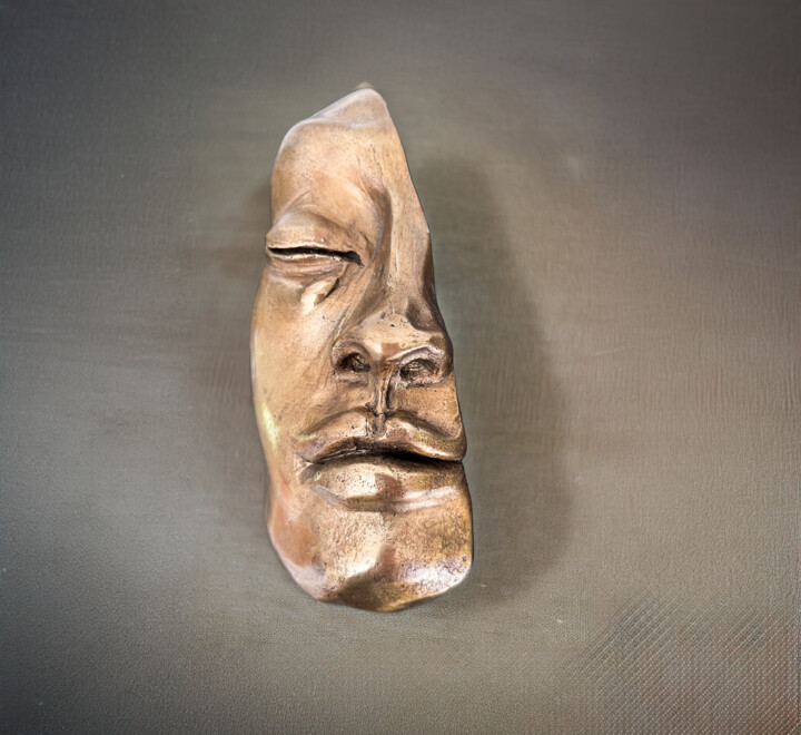 Bronze Mourner 雕塑, 8.7x5.9 in