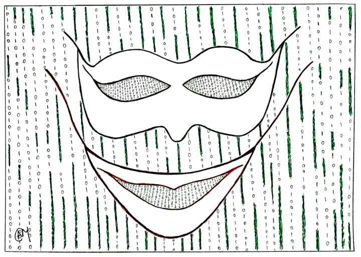 Matrix Overload 图画, 13.1x18.4 in