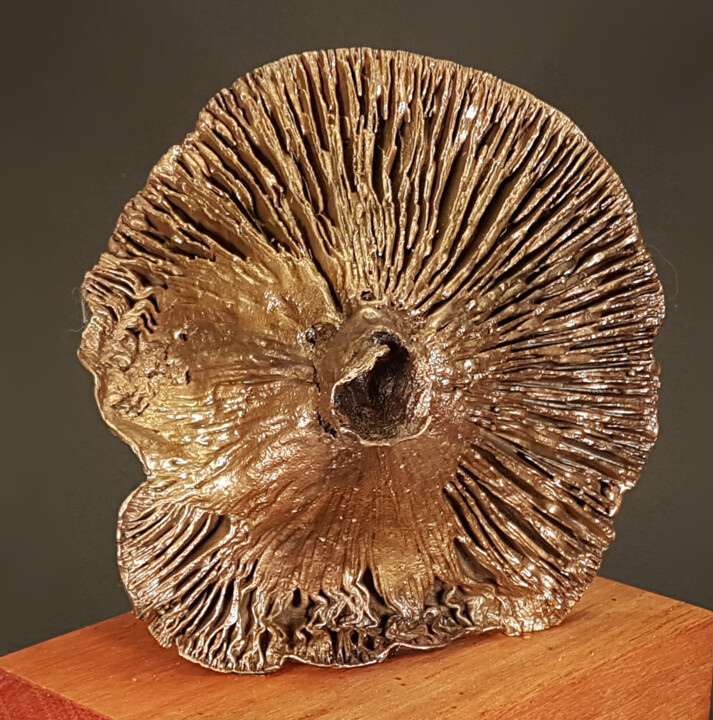 Sculpture titled "The Hole" by Wichert Van Engelen / Frozensteel.Nl, Original Artwork, Bronze