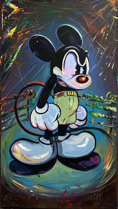 Mickey Mouse- 2 绘画, 31.5x17.7 in