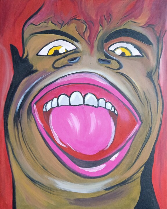 On fire (jazz) 绘画, 19.7x15.8 in