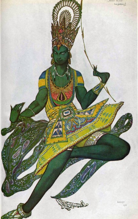 Le Dieu Bleu Nijinsky 绘画