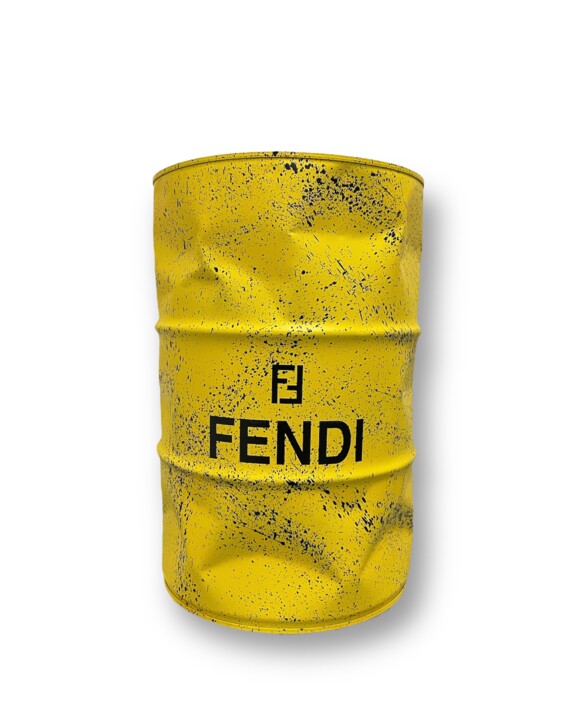 Baril Fendi 조형물, 23.2x14.2 in