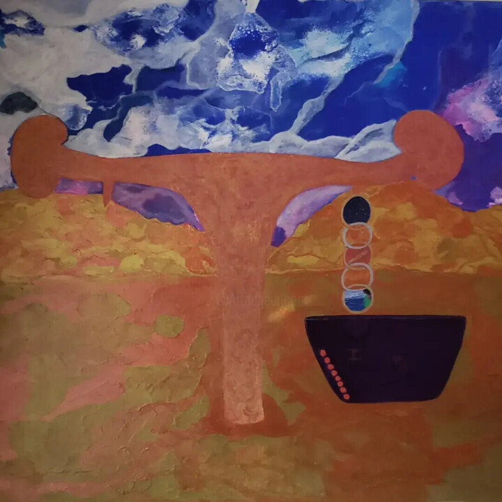 Elles / She 绘画, 48x48 in