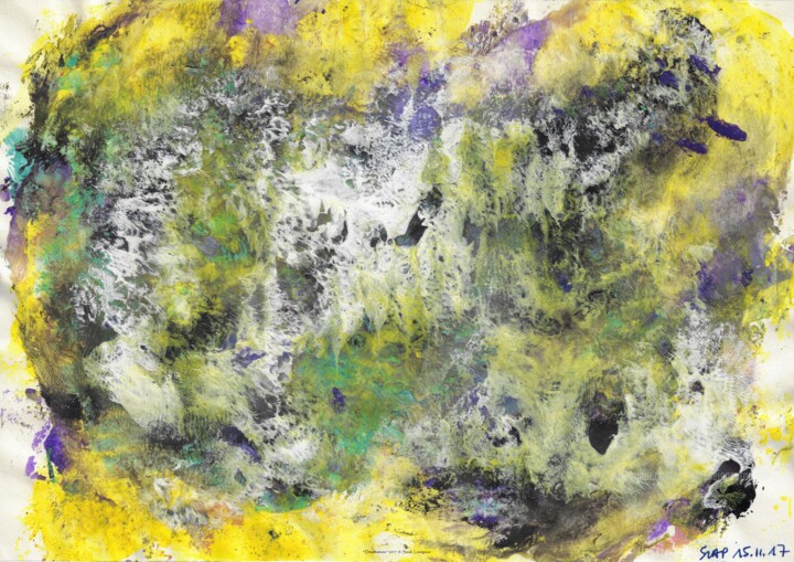 Dévastation 绘画, 8.3x11.8 in