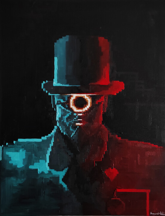 Contract 绘画, 25.6x19.7 in