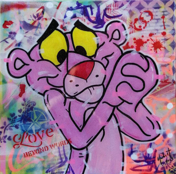 PINK 绘画, 19.7x19.7 in