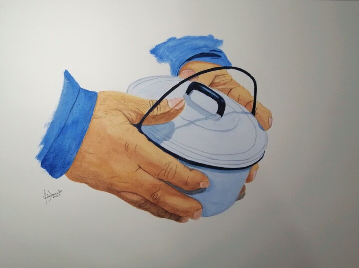 Marcas Doutro Tempo 绘画, 12.2x16.1 in