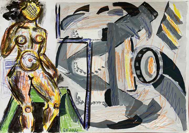 图画,  8.3x11.4 in 
