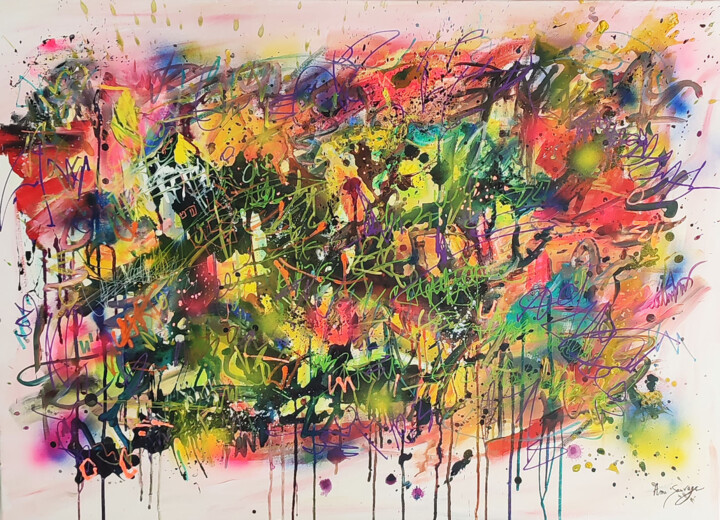绘画,  28.7x39.4 in 