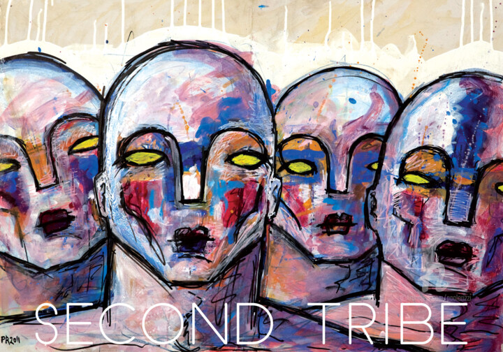 SECOND TRIBE Printmaking, 27.6x39.4 in