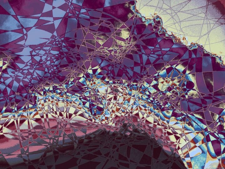 Digital Arts titled "Mostly Cloudy With…" by Ken Grzesik, Original Artwork, Manipulated Photography