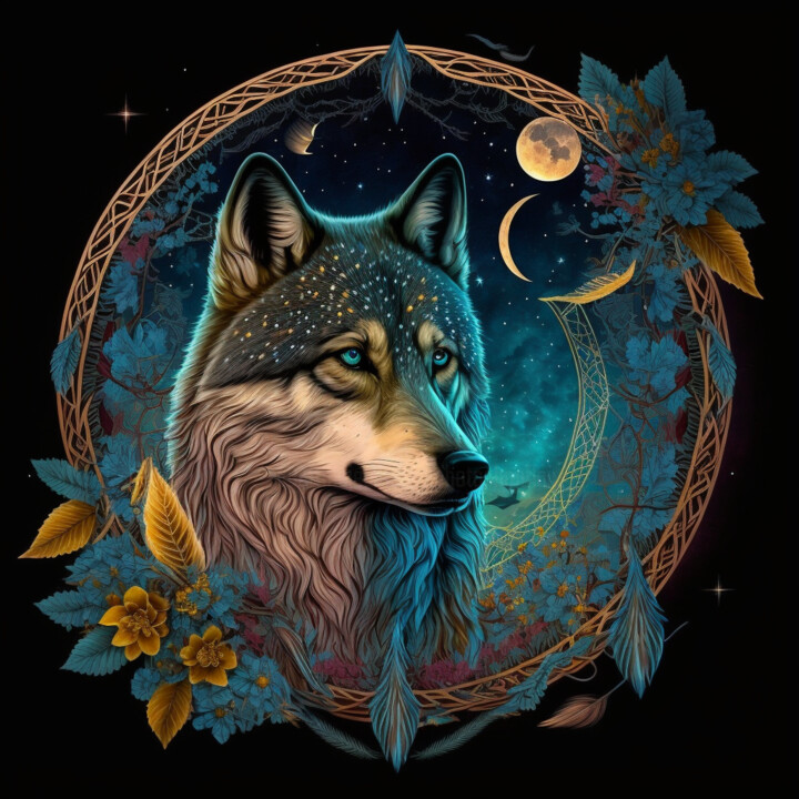 Wolf (3) 数字艺术