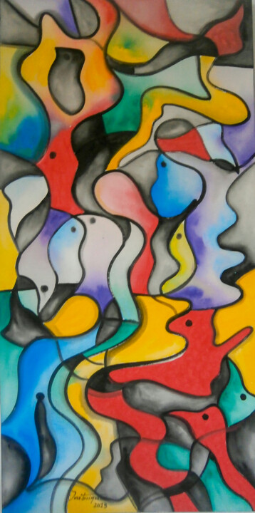 绘画,  39.4x19.7 in 