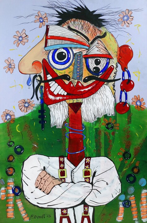 JACODALY-ENZIAN 绘画, 47.2x31.5 in