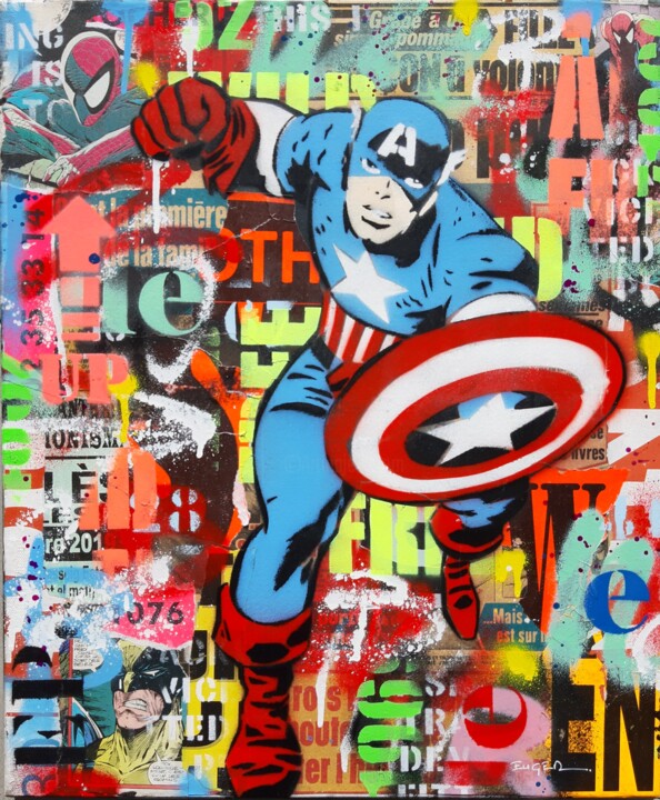 Urban comics 绘画, 21.7x18.1 in