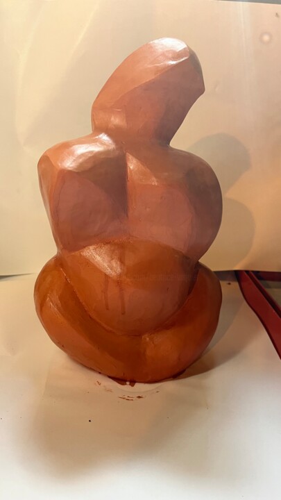 Sculpture intitulée "Corps de femme en a…" par Terredediane, Œuvre d'art originale, Argile