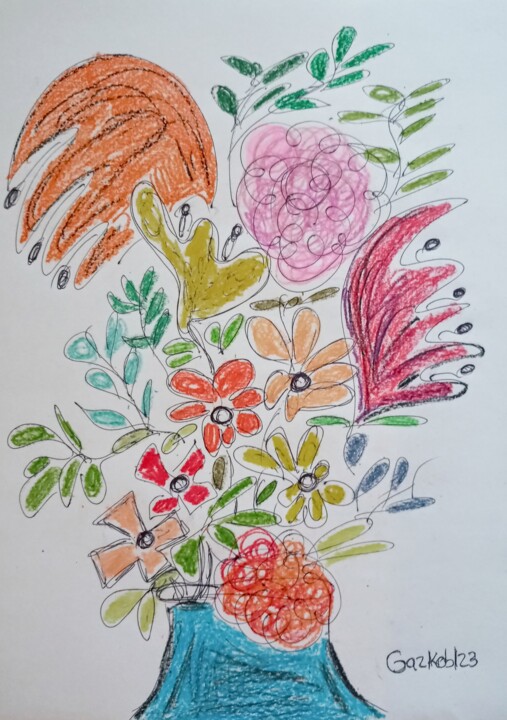 Spring Bouquet III/ Bouquet de primavera III 图画, 16.1x11.8 in