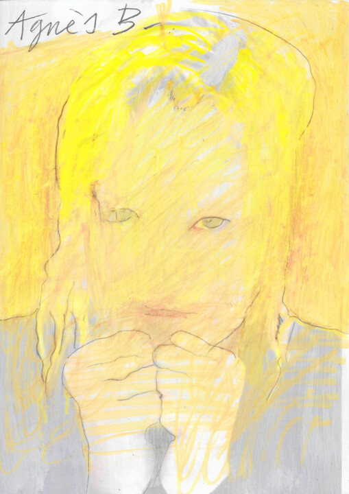Agnès B. 绘画, 11.7x8.3 in