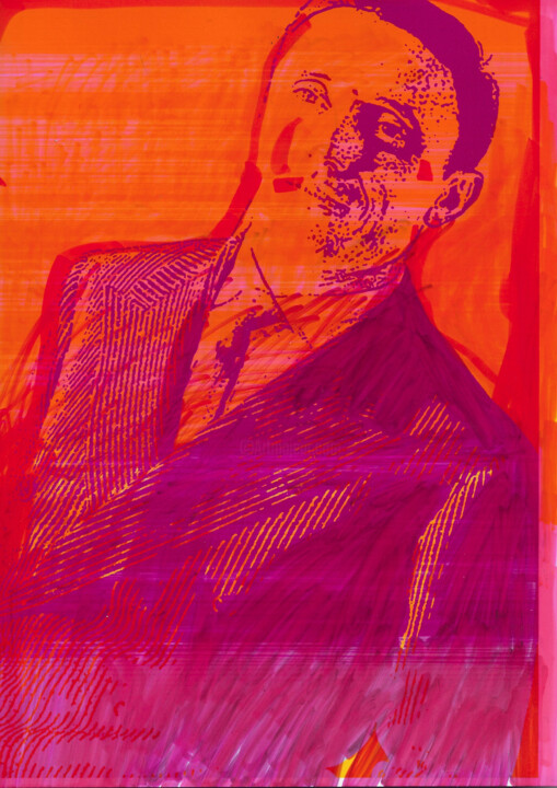 Guy Laroche 绘画, 11.7x8.3 in