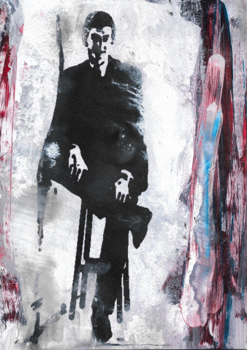 Painting titled "Hubert de Givenchy" by Odetka Tuduri, Original Artwork, Acrylic