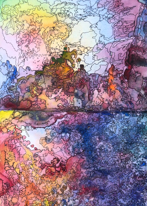绘画,  11x7.9 in 