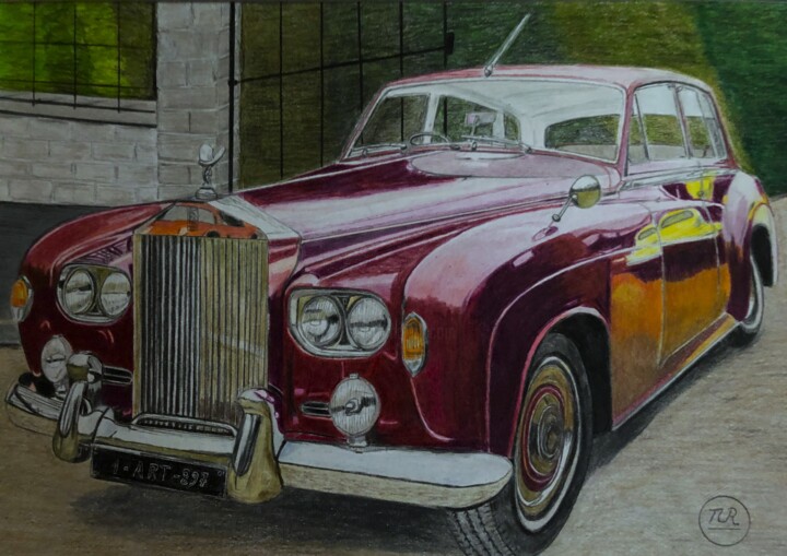 Rolls Royce Silver Cloud III 图画, 11x15.8 in