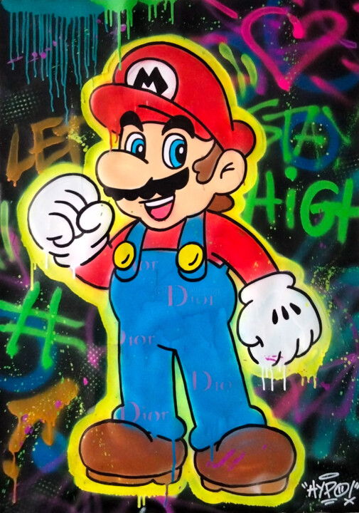 Super Mario 绘画, 39.4x27.6 in