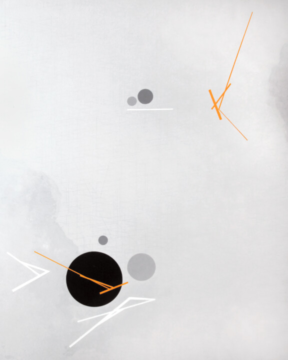 Schilderij getiteld "Quiet_224" door Ernst Kruijff, Origineel Kunstwerk, Acryl
