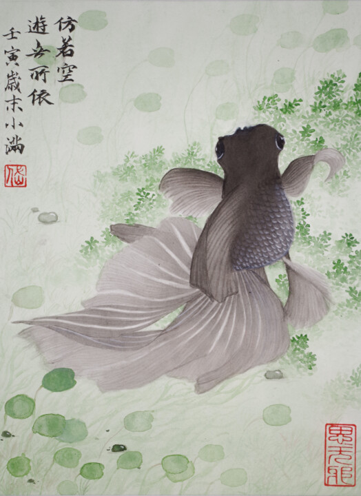 绘画,  9.1x6.7 in 