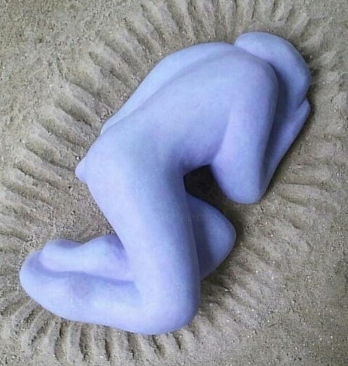 Sculpture titled "levitação" by Lício Maia, Original Artwork, Concrete