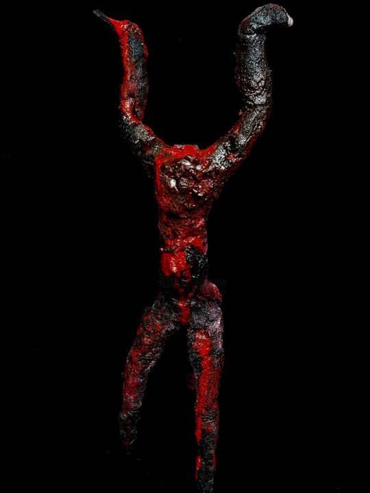 "Flesh" 雕塑, 16.1x4.7 in