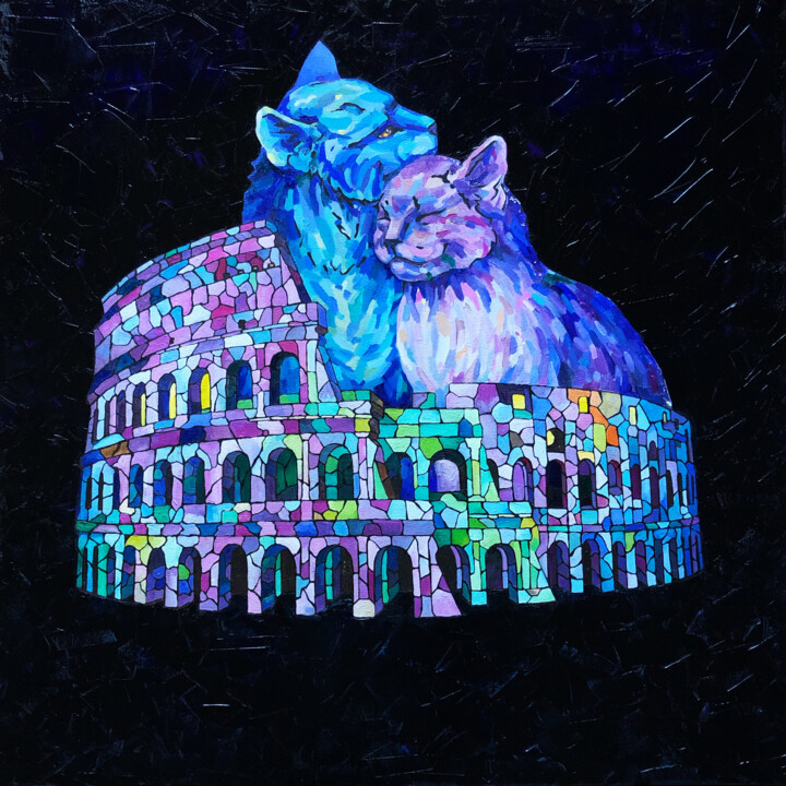Home 绘画, 31.5x31.5 in