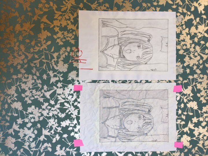 Oh! Misa Misa 绘画, 27.6x19.7 in