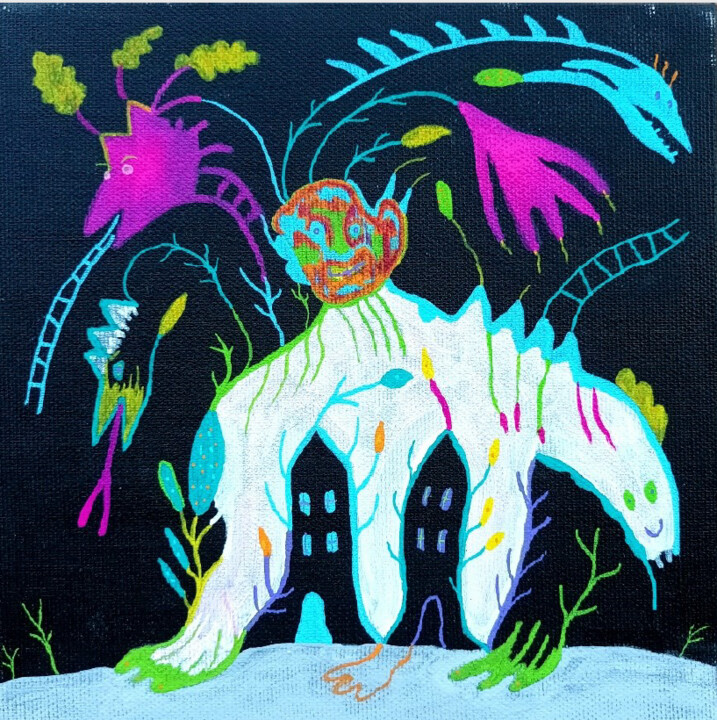 Senza titolo 1 绘画, 7.9x7.9 in