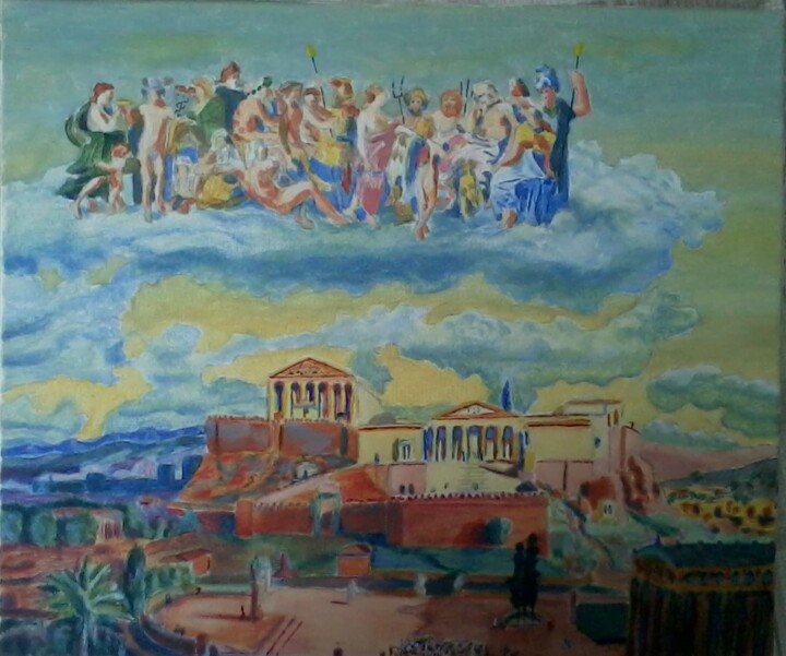 olympe 绘画, 11.8x15.8 in