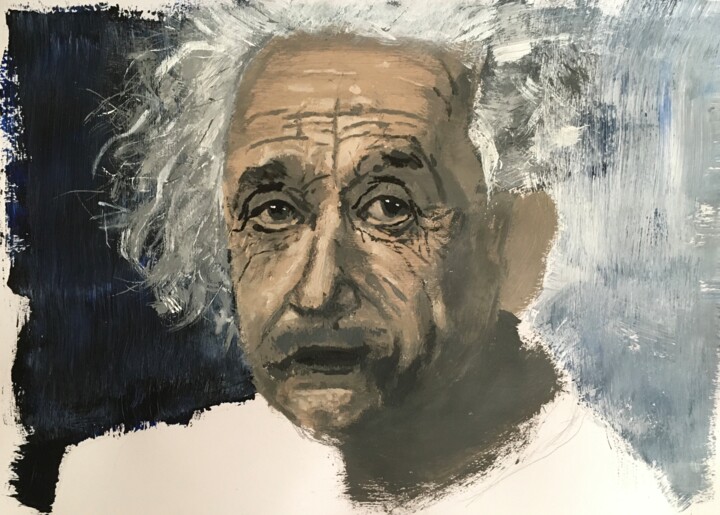 Einstein 绘画, 8.3x11.8 in