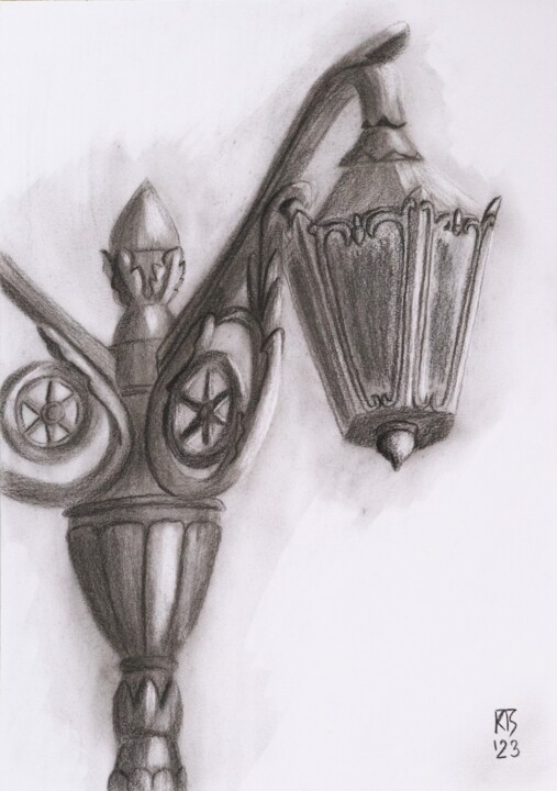Street light 8. Owl-light 图画, 11.8x8.3 in