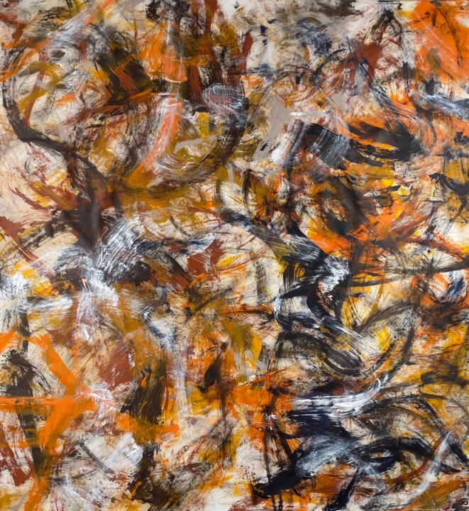 Malerei mit dem Titel "Flapping Of Wings (…" von Andreas Angleitner, Original-Kunstwerk, Acryl