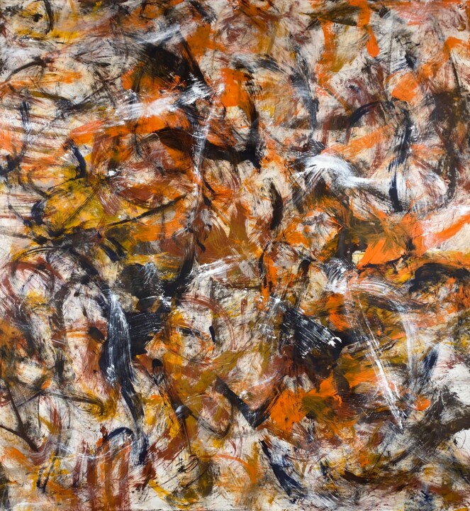 Malerei mit dem Titel "Flapping Of Wings (…" von Andreas Angleitner, Original-Kunstwerk, Acryl