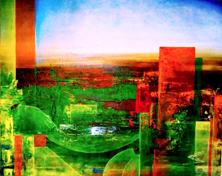 Holy Land Part 1 绘画, 31.5x39.4 in