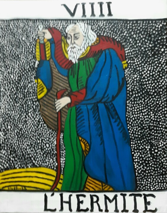 The Hermit 绘画, 20x16 in