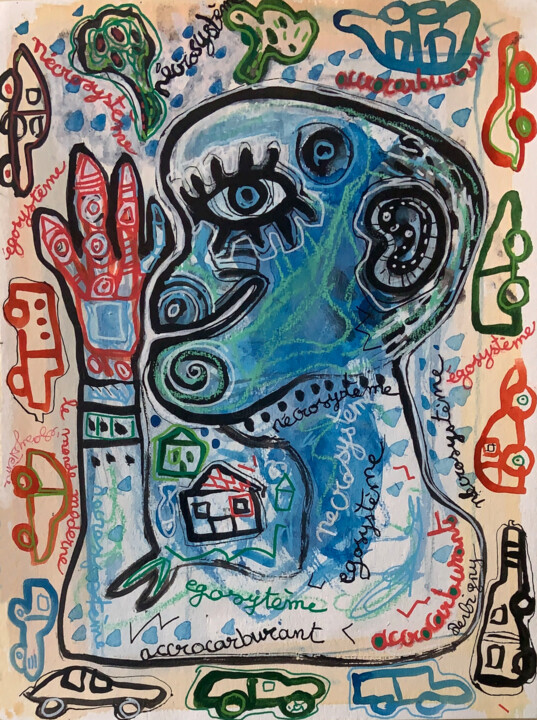 Mon égosystème 2 图画, 12.6x9.5 in