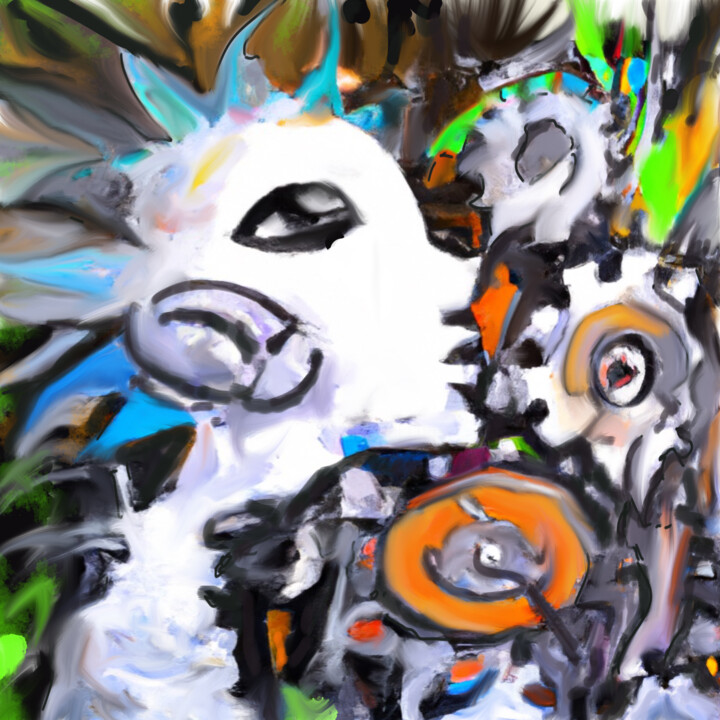 Kiss me again 绘画, 39.4x39.4 in